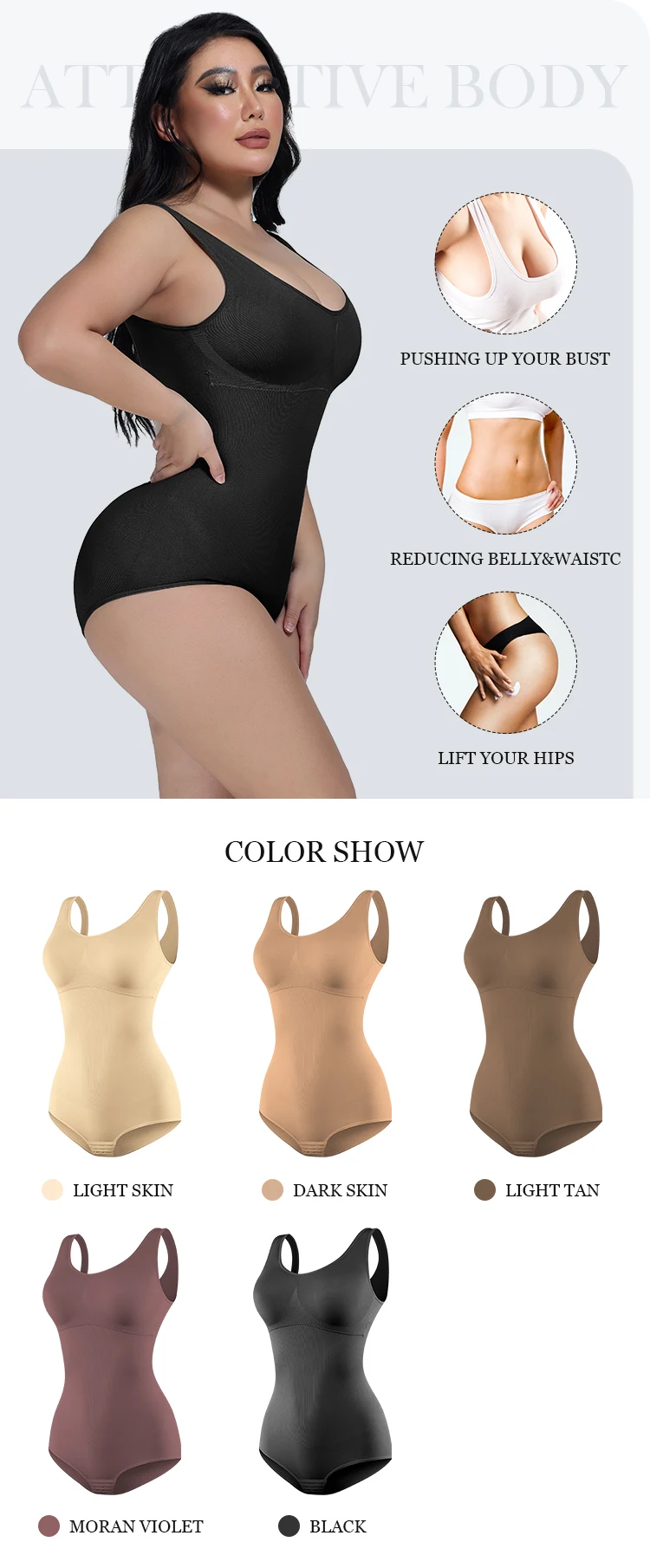 Wholesale Colombian Body Shapers Buttock Shaper Lifter Tights Leggings Firm Control Shapewear