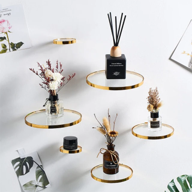 Простой современный милый держатель для хранения, подвеска для дома, ресторана, стеклянное украшение на стену