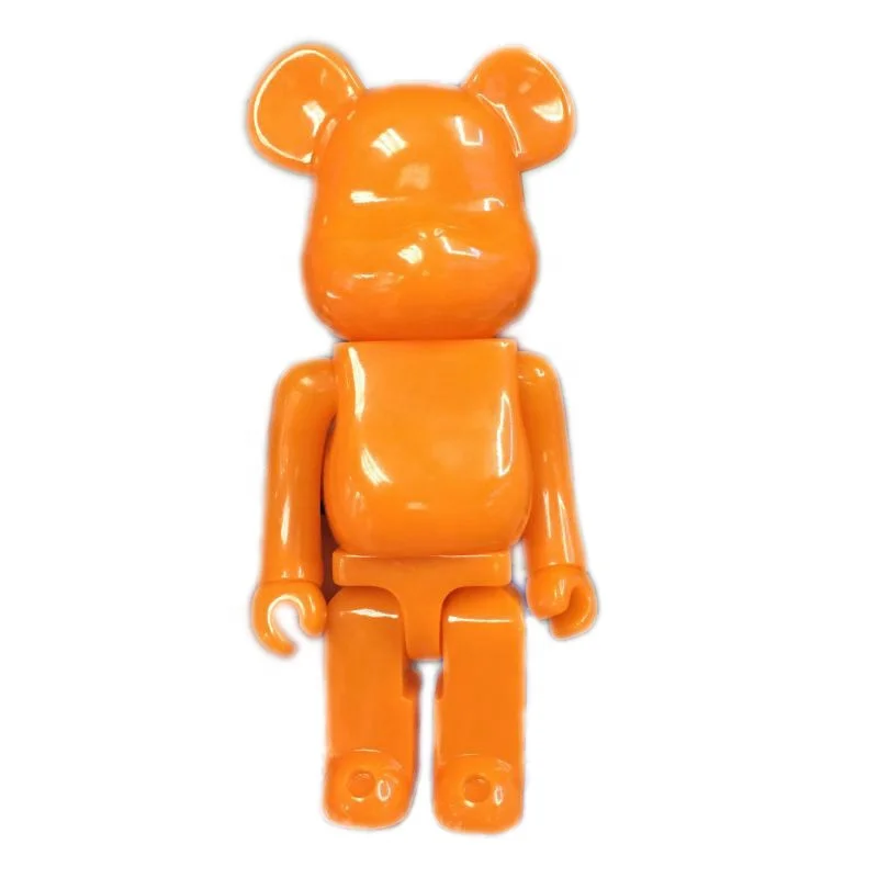 Orange Bearbrick Action Figure Ornament Toy Collection Home decor 400% 28CM 