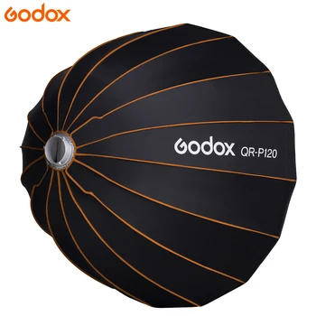 Godox Softbox Accessories QR-P120 120CM Quickly Release Parabolic Deep Softbox for Video Light Bowens Mount Studio Flash detail image
