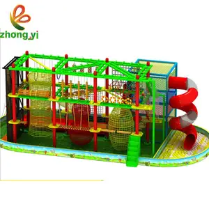Wholesale Children Slide Rope Adventure Course Amusement Soft Indoor Playground