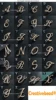 mélange de 26 lettres en or