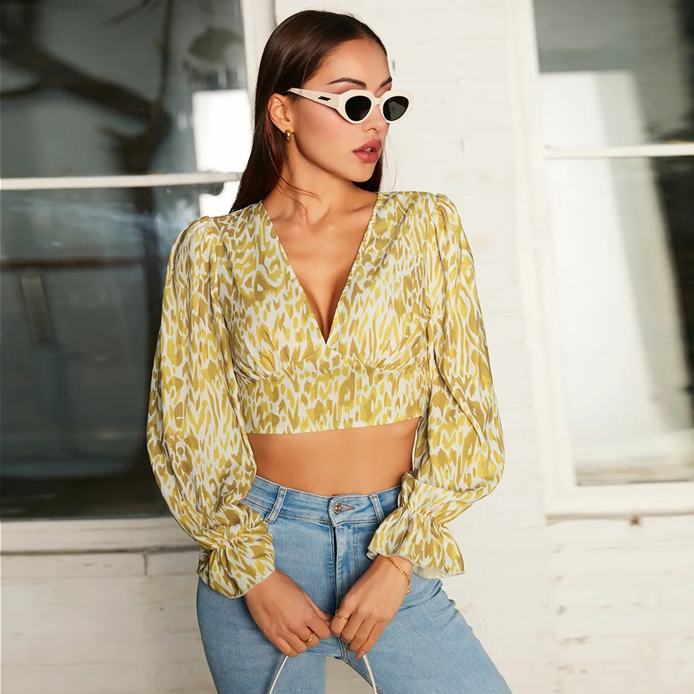 sexy crop top shirt
