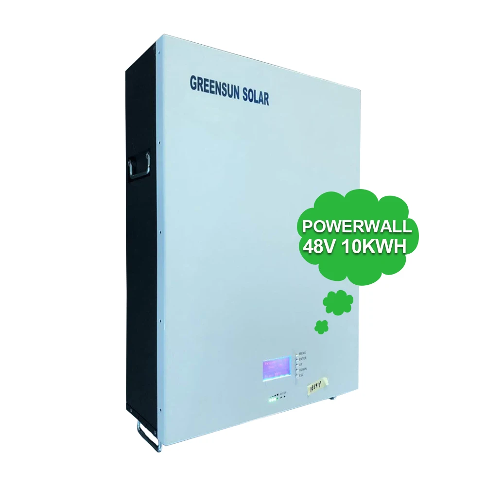 Greensun 48V Lithium Battery Pack 51.2 V 200AH Lithium Battery Powerwall for Solar System