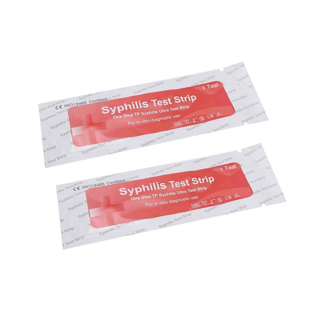 Medical Disposable Infectious disease 1 Step Quick Check 3.0 mm WB/Serum/Plasma Syphilis Test Cassette factory