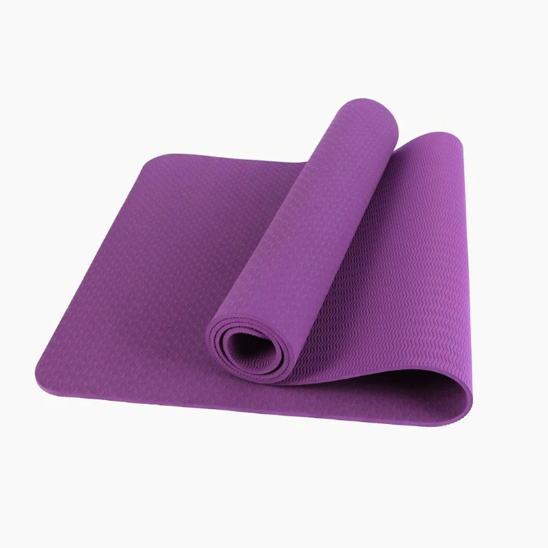 high density foldable travel yoga mat designed tpe pink yoga