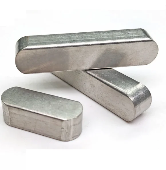 304 stainless steel key rounded a-type flat key pin square key