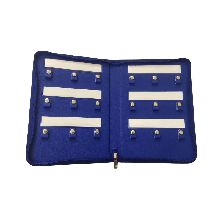 Leather Key Holder And Card Organizer Wallet For Business_voghion.com