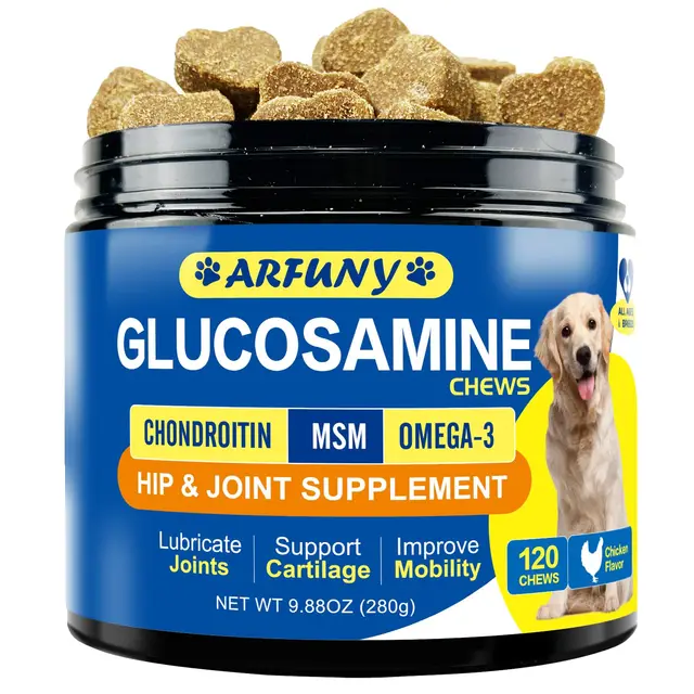 ODM/OEM Best Joint Health Supplements for Dogs: Glucosamine Chews for Hip & Joint Care, Lubrication, and Mobility Support