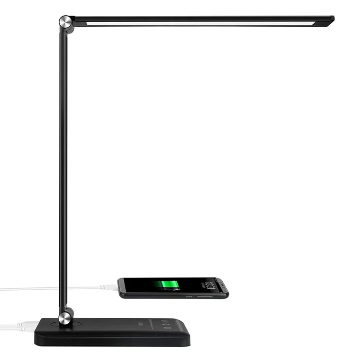 Multifunctional USB Charging Port Eye-Caring Table Lamps LED Desk Lamp