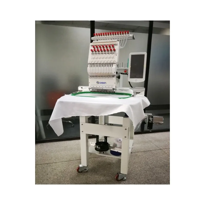 One Head Embroidery Machine Cheap Easy Punch Embroidery Machine for T-shirt