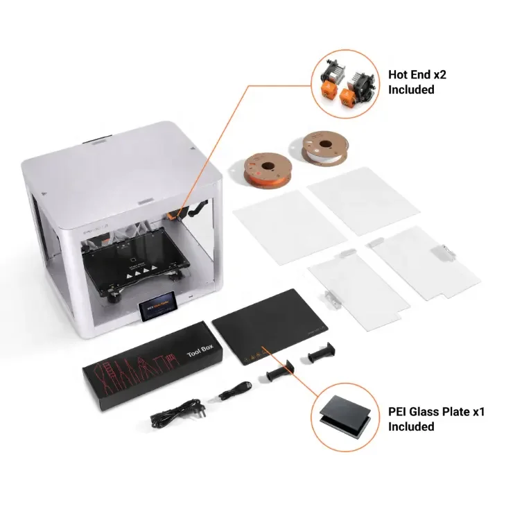 Snapmaker J1S IDEX FDM 3D Printer - High Speed, Enclosed Core-XY