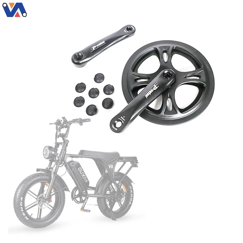 Nuova Immagine OUXI V8 20 pollici Accessorio Ciclo Elettrico Prowheel Crank in Alluminio per OUXI V8 Fat Bike Pezzi di Ricambio per Biciclette