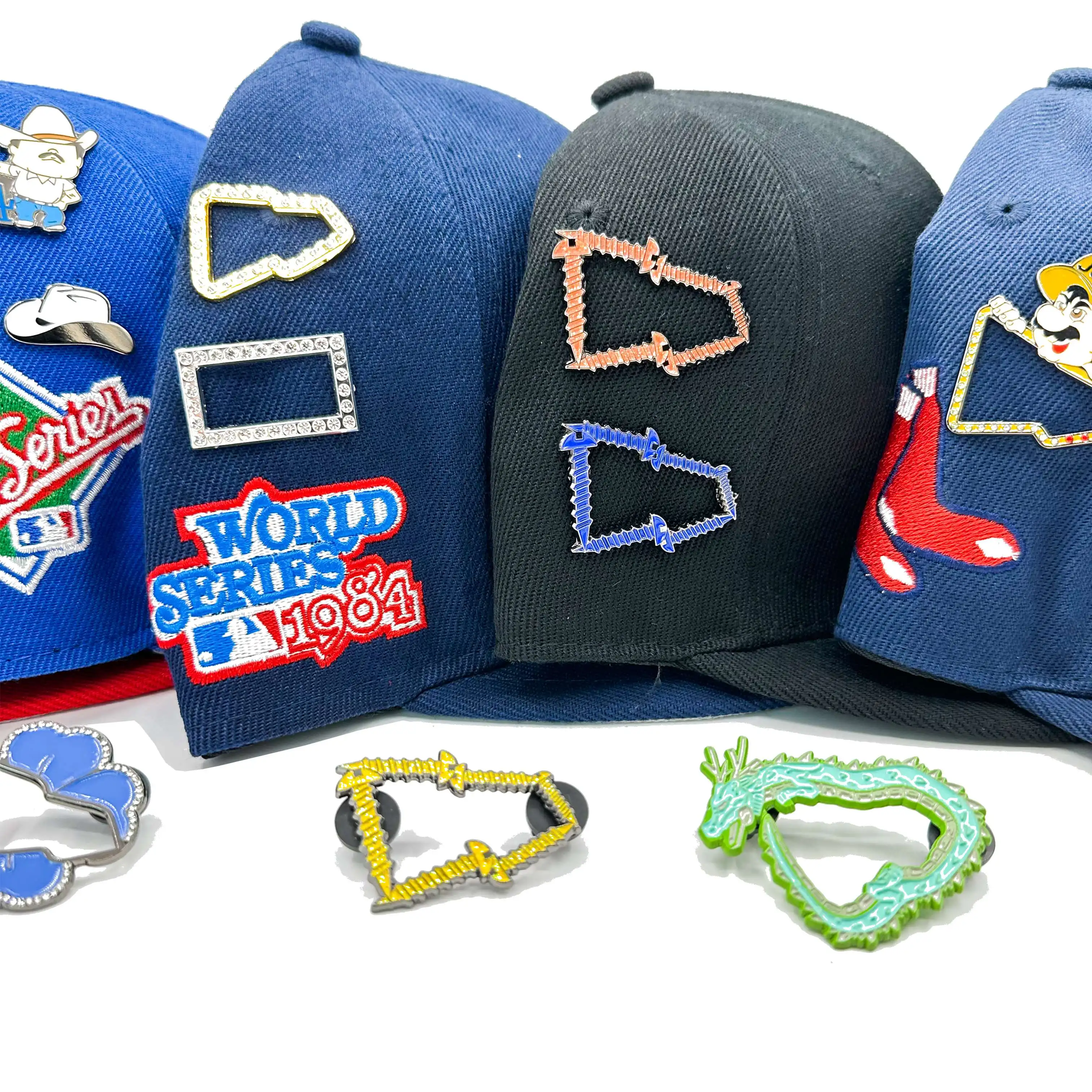 Wholesale Customized Metal Hard Enamel Pins And Hats Cool Decoration