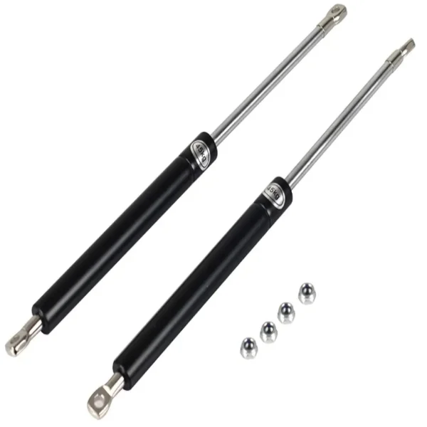 Gas spring parts with plastic ball end connectors 350N force steel ...