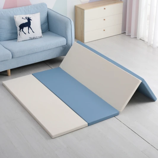 4 см толстый экологически чистый коврик из пенополиуретановой кожи для спортзала складной игровой малышей