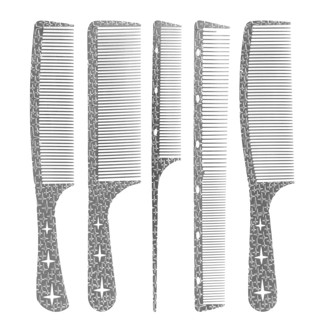 Specialized for Barbershop Not easy to Break Stainless Styling Comb Set for SHANGZHIYI