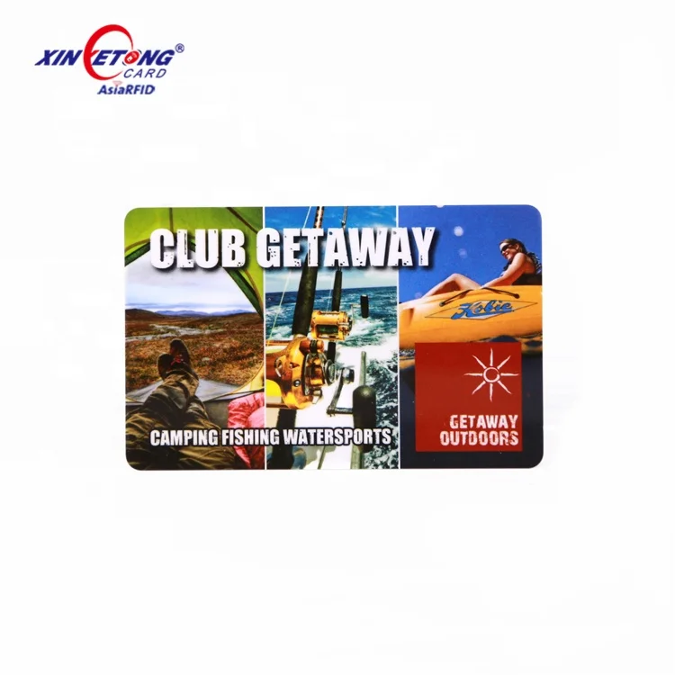 Code 128 or EAN 13 Barcode Numbers 85.5x54mm PVC RFID Smart Card