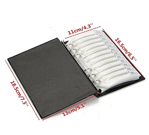 SOT-23 Transistor Assorted Folder Surface Mount 60 Values*25 Pcs SMD Transistors Booklet Sample Book