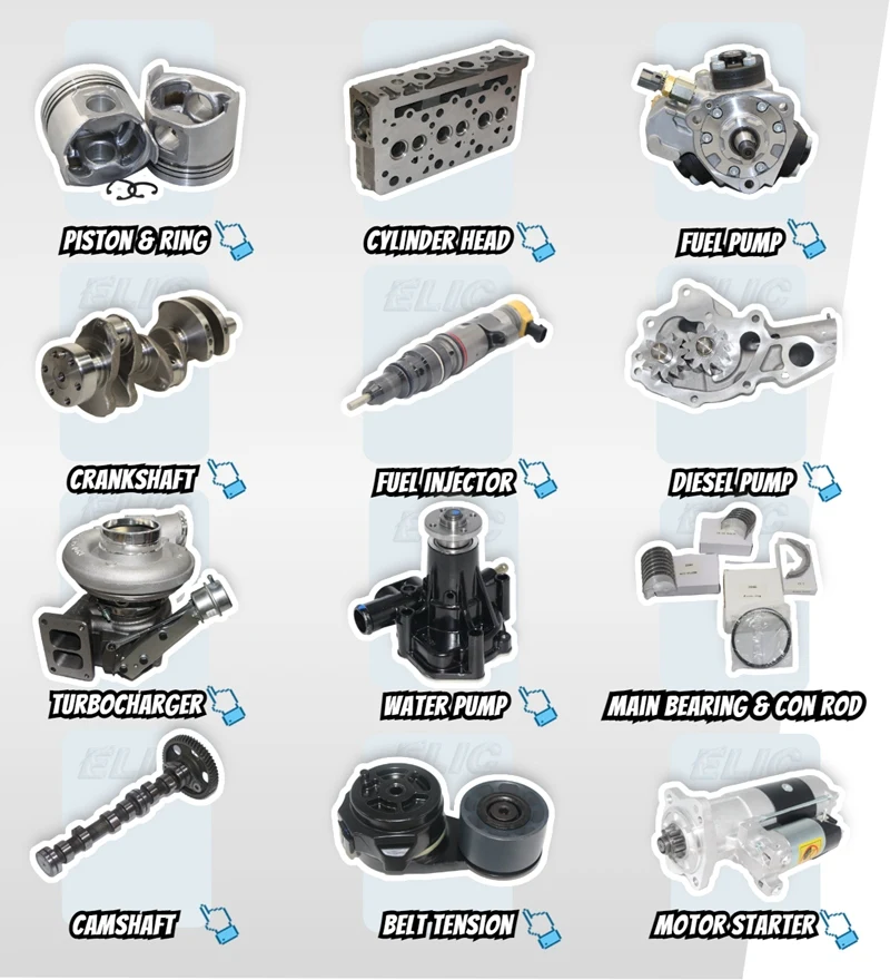 4hk1 6hk1 Engine Parts Piston 8972190320 Diesel Engine Machinery Parts