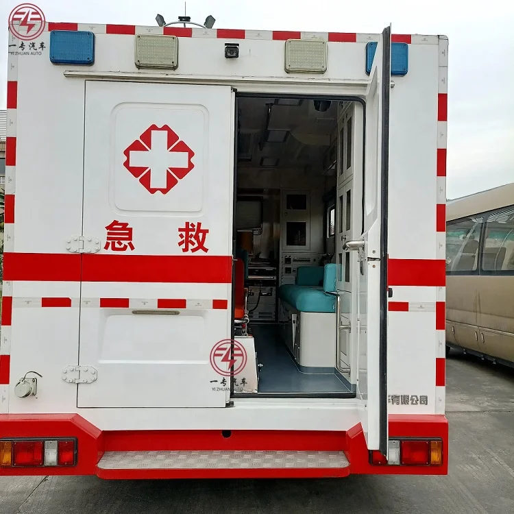 Новый дизельный автомобиль скорой помощи 4x2 ICU для экстренной реабилитации
