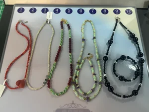 YOB TOP Natural White South Sea Pearl Necklace Saltwater Baroque Shape Strand String Genuine Pearl Vintage Third Party