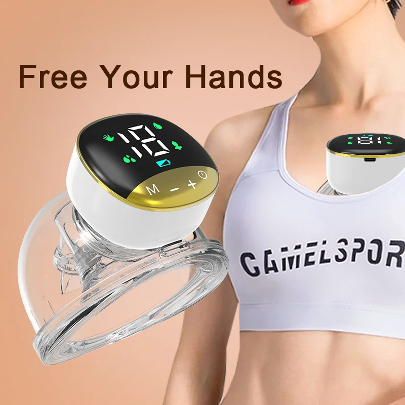 Electric Breast Pump Milk Extractor Customize Manufacturer Breast Milk Pump Hands Free Wearable Breast Pump Machine