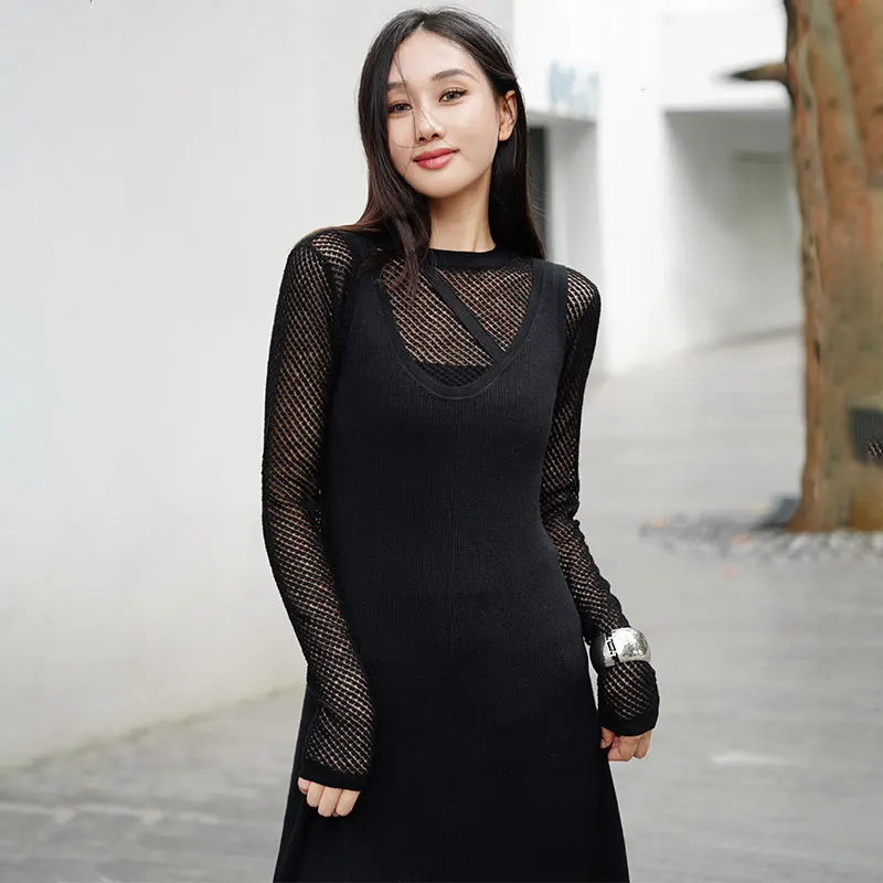 slim fit dress slacks Dewlily Puff Sleeve Dress Korean Fashion for Teens, 20s, 30s Asymmetrical Cute Slimming Effect A-Line Casual Short Sleeve Plain Ribbon main image 1