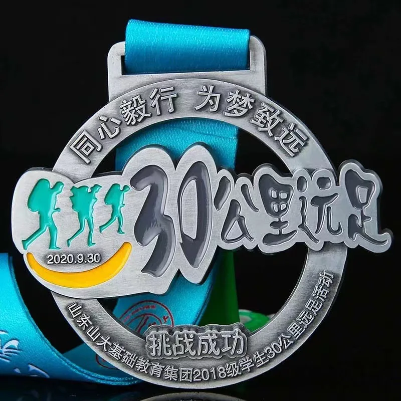 Customize Various Medal Games Marathon Running and Cycling Races Alloy Metal Plating Paint Medal