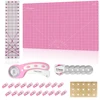 ชุดแผ่นรองตัดและมีดโรตารี่ Pink-A2