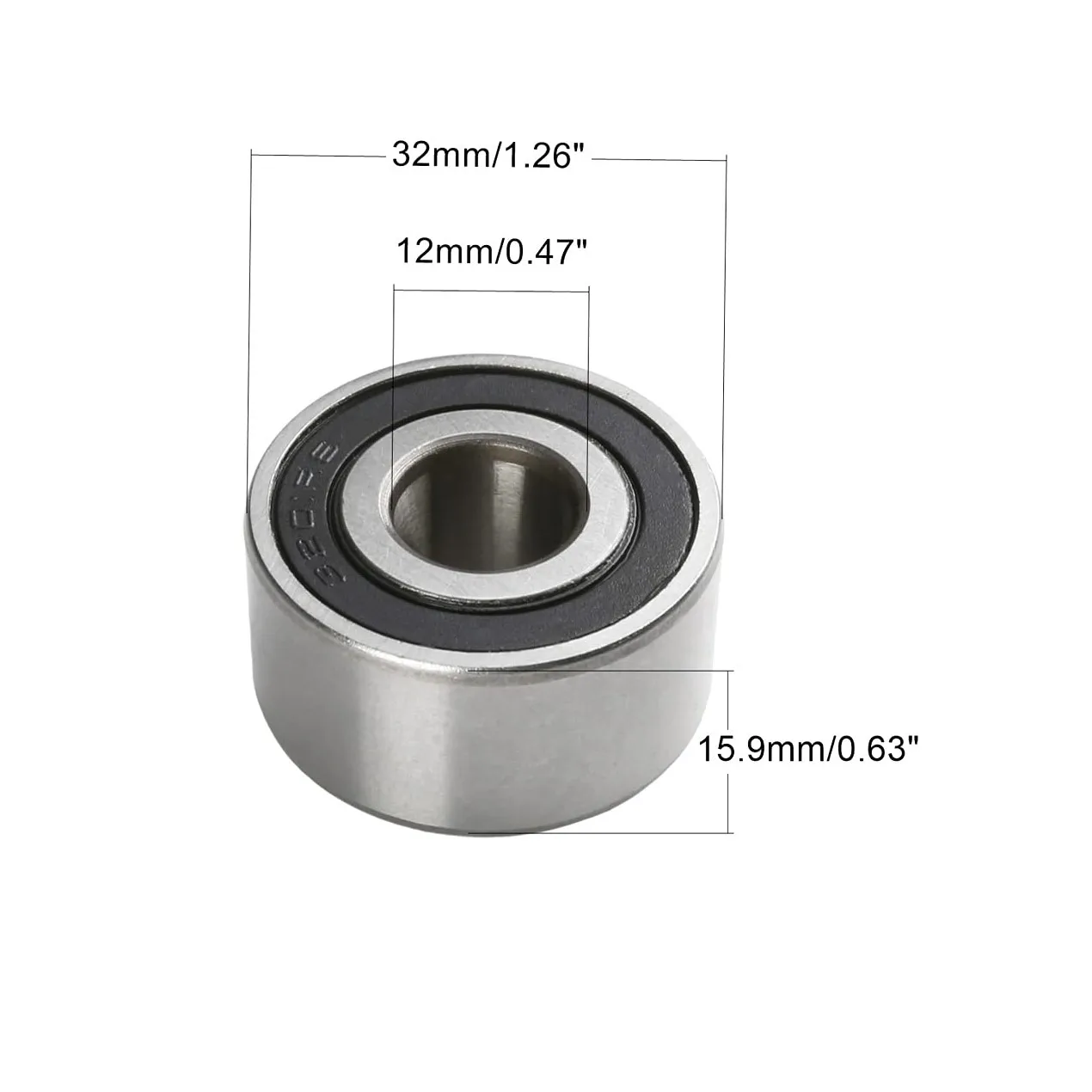 Zweireihige Schrägkugellager 3200-3220 Serie - Verdickt ZZ/2RS Abdeckung, Hochpräzision