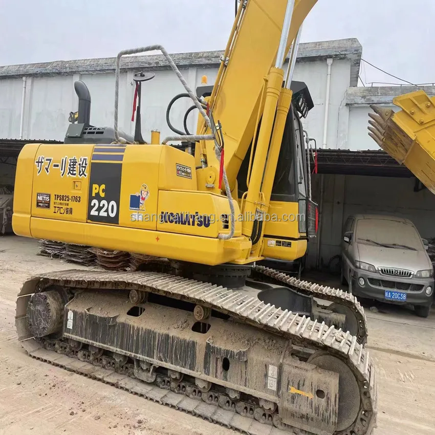 Used Wheel Excavator Komatsu Pc220 22ton Second Hand Komatsu Machine ...