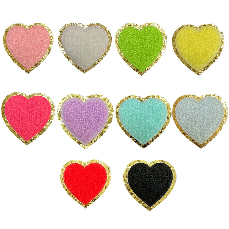 SCLN Glitter Heart Patches