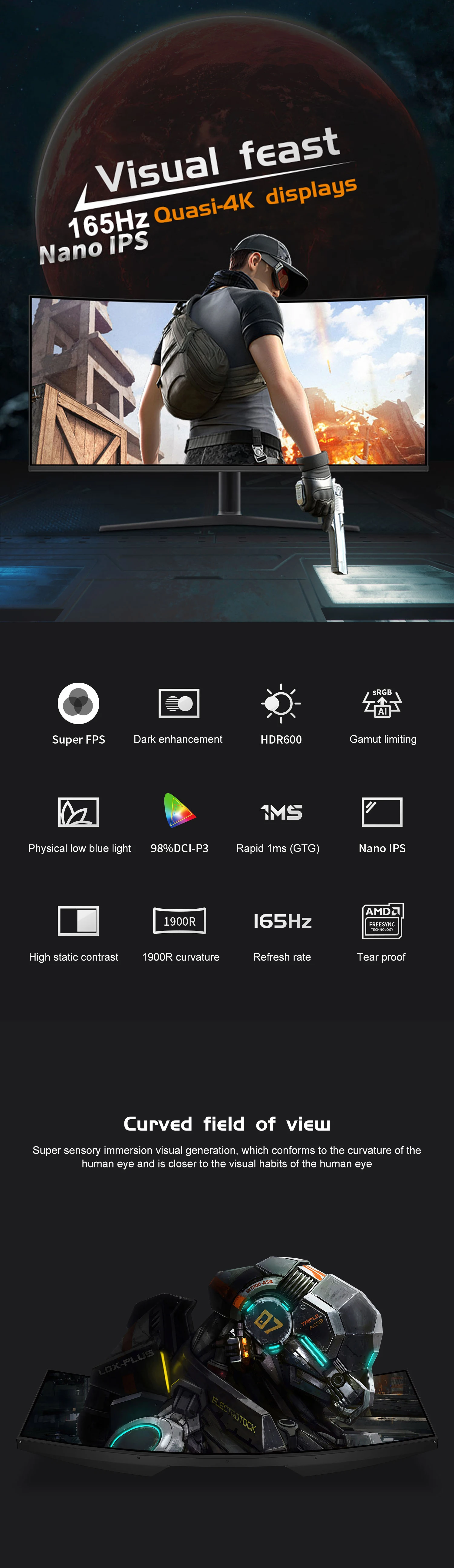 Ultra Extra Wide Computer Monitors 34 Inch Lcd 4k Pc Monitor Gaming ...