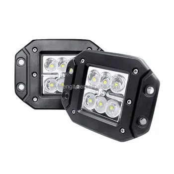 5 Inch 18w Led Work Light Pod Flush Mount Bumper Light Cube Pod square Floodlight for off Road Vehicle 4wd 4x4