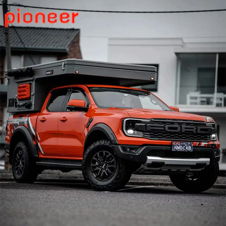 샤워룸과 슬라이드 기능이 있는 오스트레일리아 표준 알루미늄 RV 캠핑카, 접이식 픽업트럭 캠핑카 판매 중