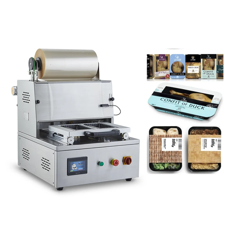 Hot Selling Semi Automatic Map Tray Sealer New Style Food Tray Sealing