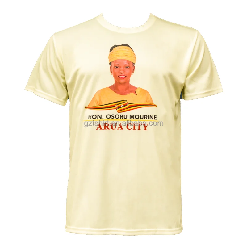 Election Campaign T-Shirts Blank Polyesters for Sublimation