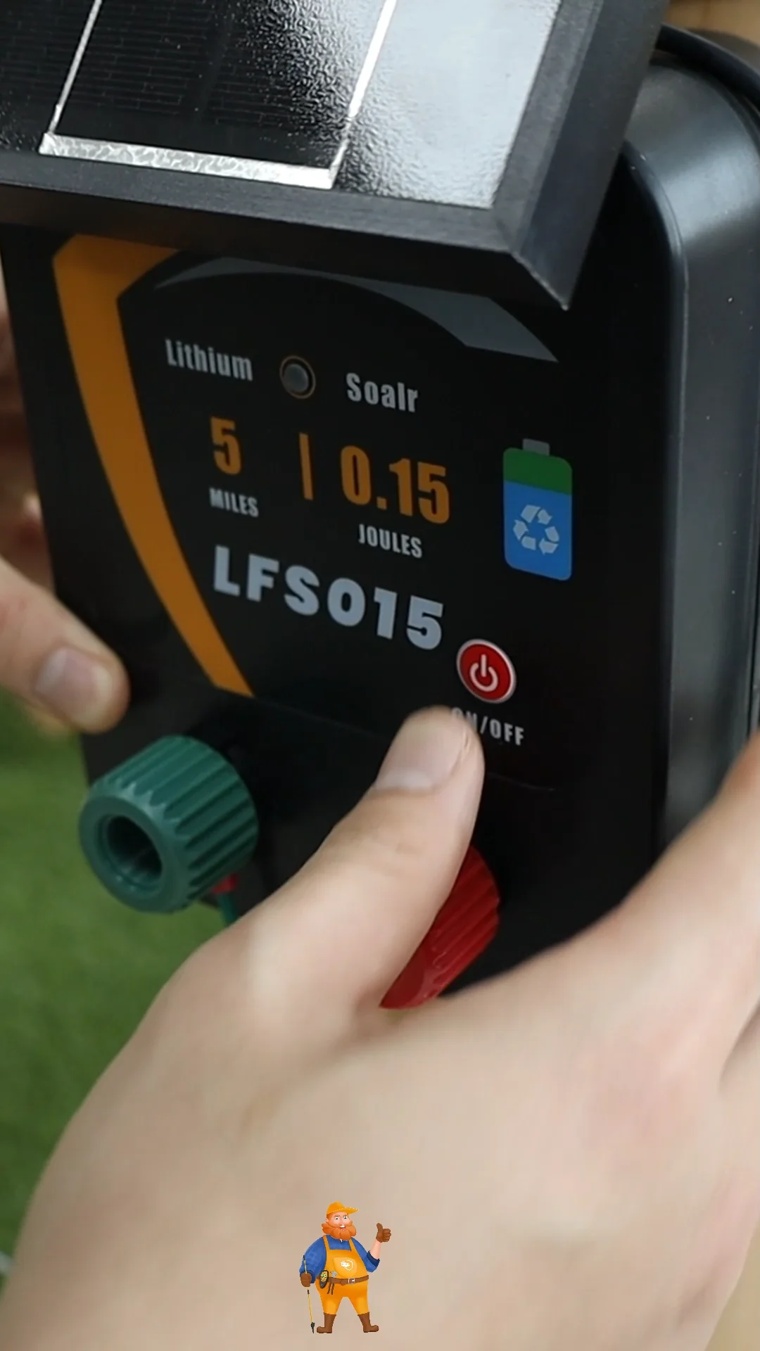 Lydite Sustainable 12v Cattle/sheep Multipurpose Electric Fence