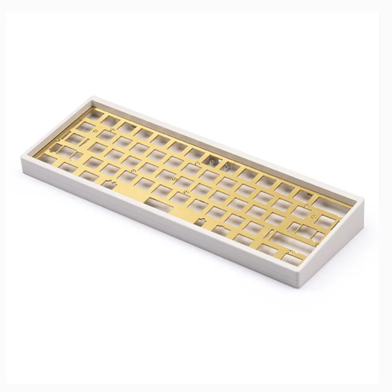Full Custom Universal Mechanical Keyboard 60 Brass Plate Sandblast