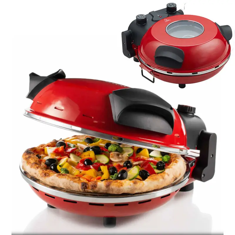 Anbolife Electric Pizza Maker 1400w Mutifunction Mini Pizza Maker