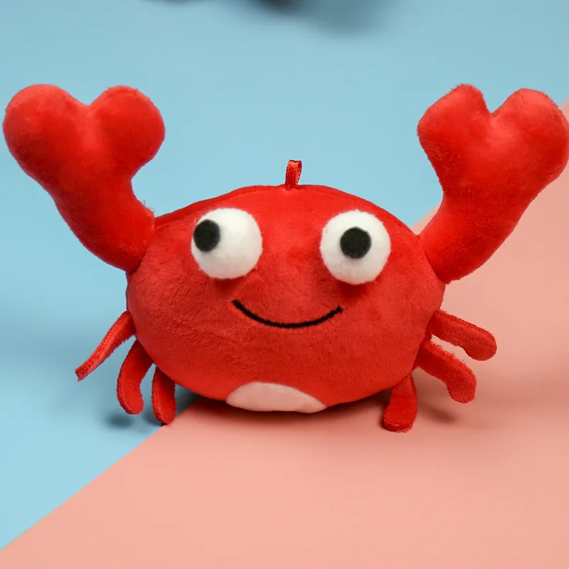 pop isto brinquedo vermelho caranguejo popular antiestresse sensorial jogos  para crianças. em fundo Beira Mar fez