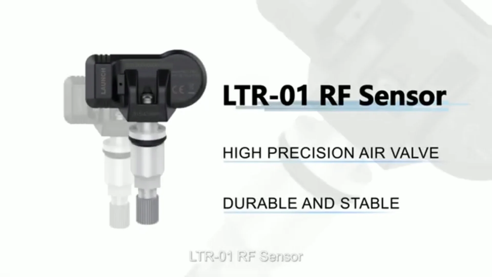 LAUNCH LTR-03 Universal TPMS Sensor Kit (4PCS) - Programmable 315MHz & 433MHz For Most Vehicles