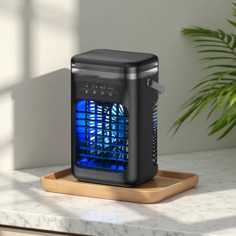 Portable Evaporative Air Cooler New USB Desktop Mist Fan Mini Air Conditioner For Home Office Study Personal Cooling_voghion.com