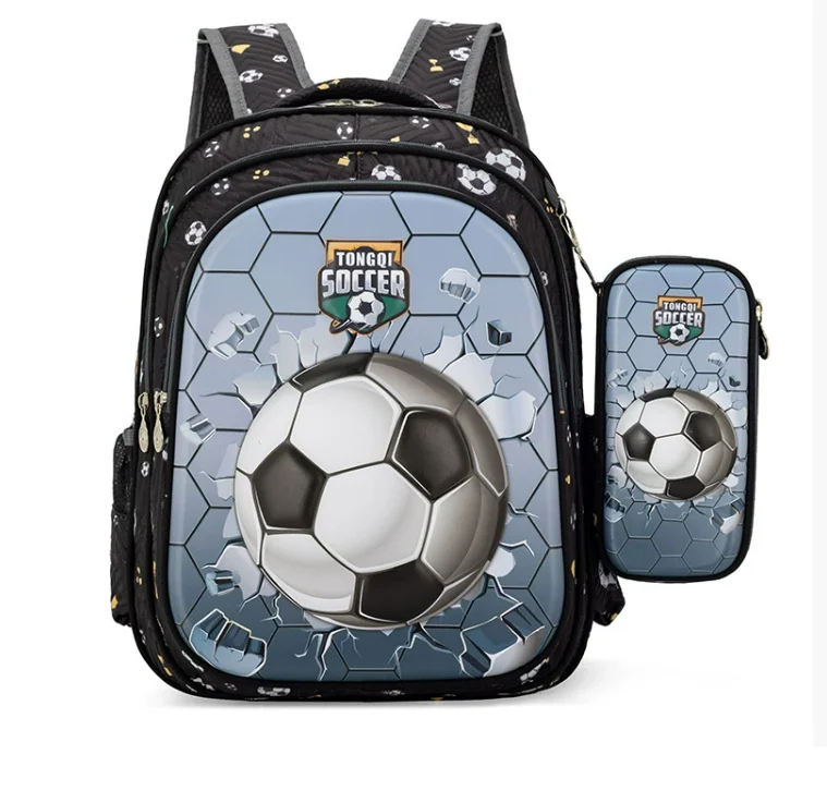 Stylish Boys Cartoon Backpacks Waterproof Soft Handle