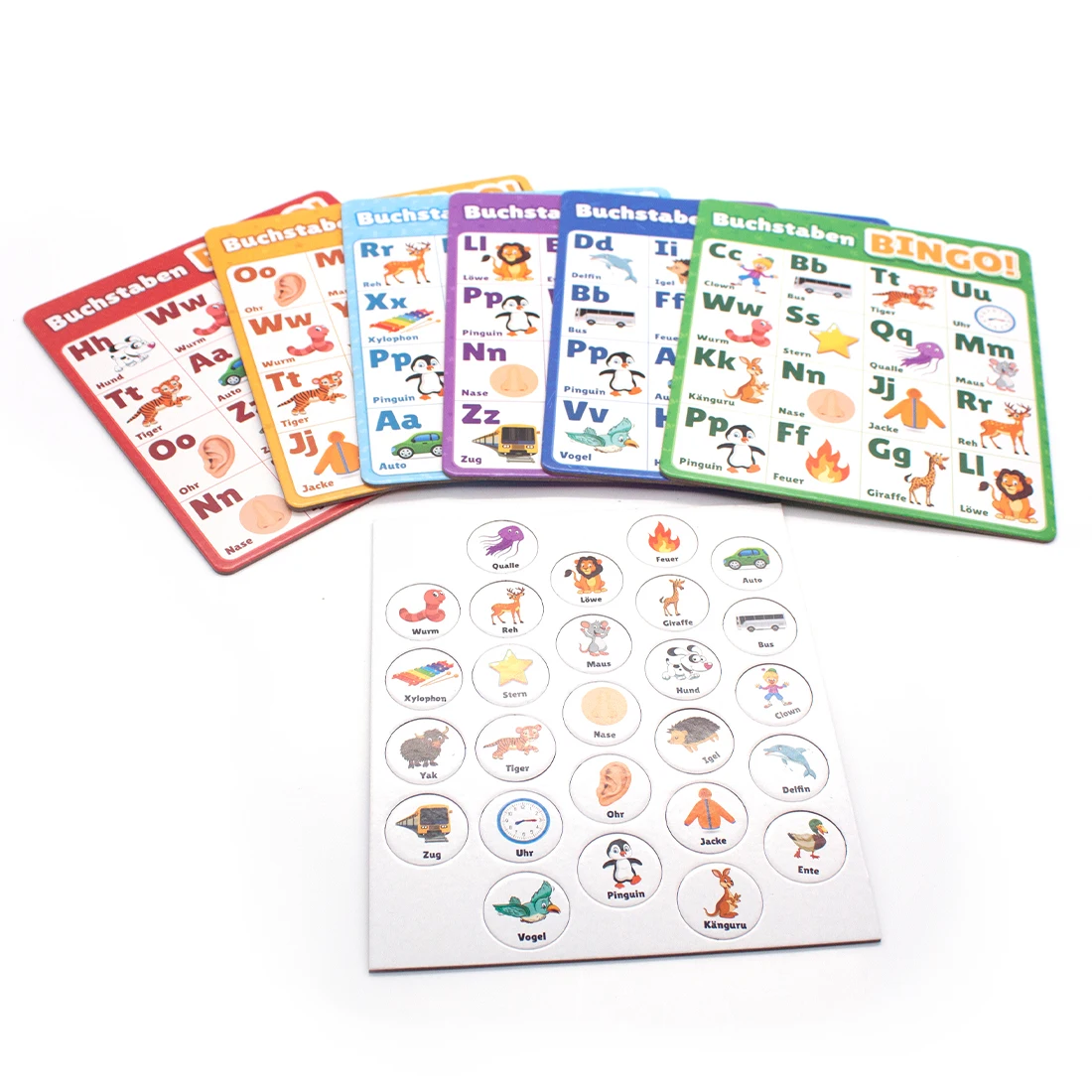 Горячая распродажа карточная игра с принтом бинго и аксессуары производство настольных игр алфавитом