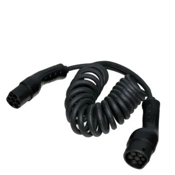 Type 2 To Type 2 Coiled Cable Easy Storage 16A 11kw Type 2 Ev Charging Cable New Energy