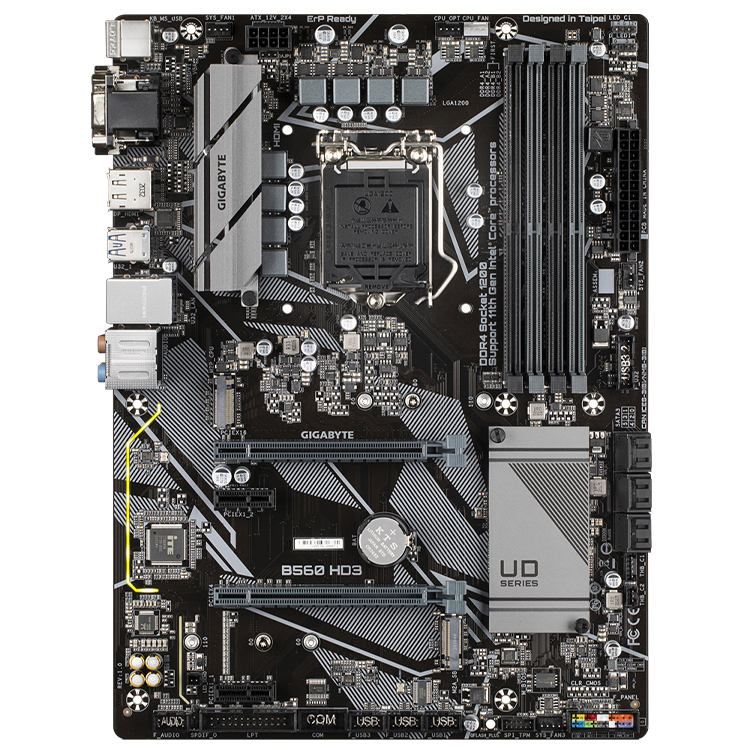 中古GIGABYTE B560 HD3マザーボードIntel Core 5 11400 I5 11500