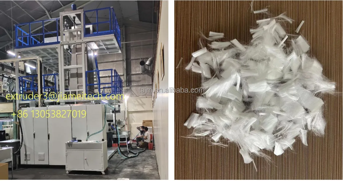 Concrete Reinforcing Fibre Polypropylene Macro Micro Fiber Chopping ...