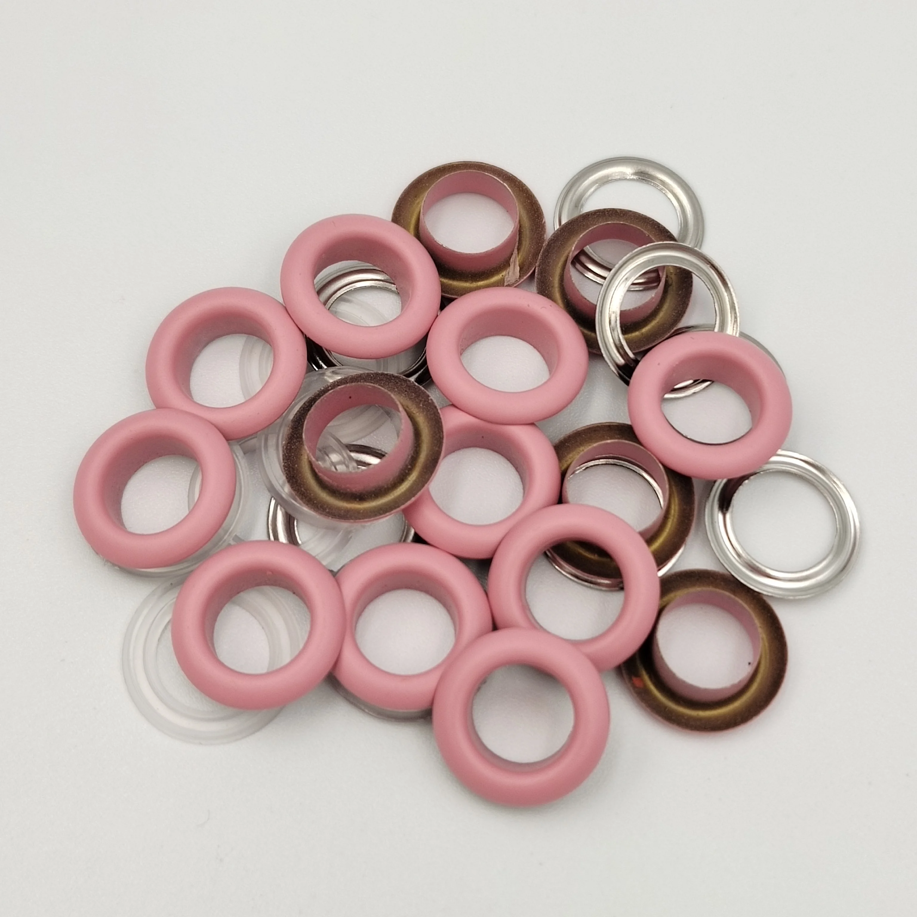 8mm 10mm 12mm Painted Brass Eyelet Round Shape Colorful Grommet For